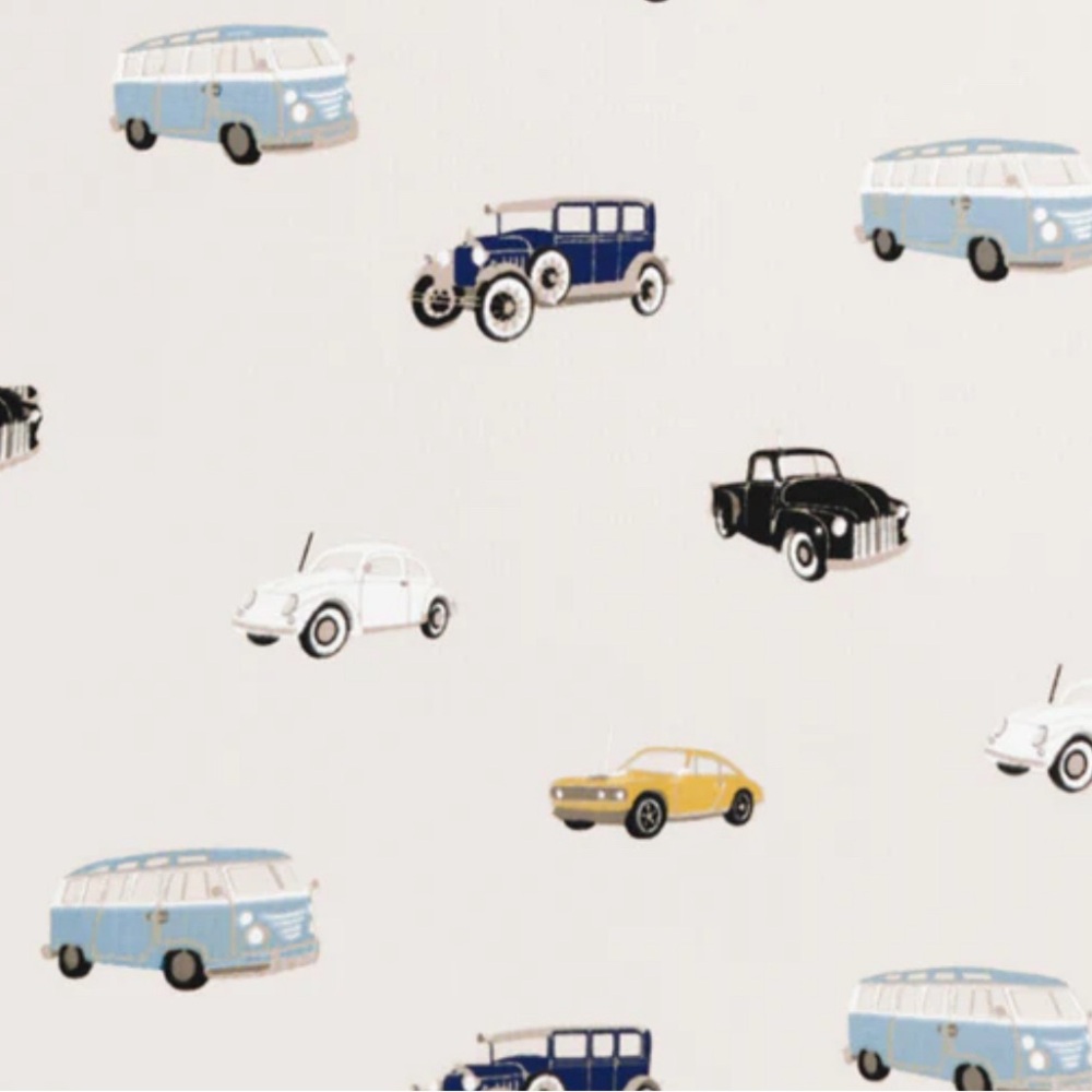 Kyte baby vintage cars toddler blanket